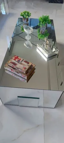 MESA de CENTRO espelhada grande 