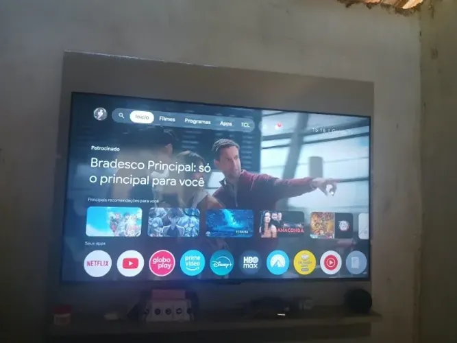 Smart TV TCL 55? QLED 4K Google TV 55C655 + suporte