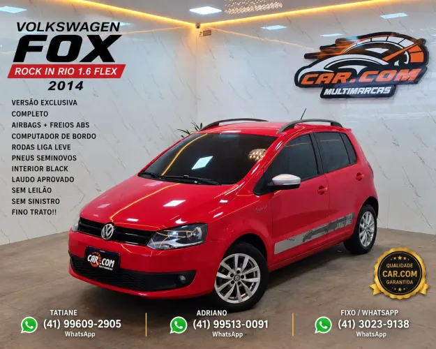 Volkswagen Fox Rock IN RIO 1.6 MI Total Flex 8V 5P 2014