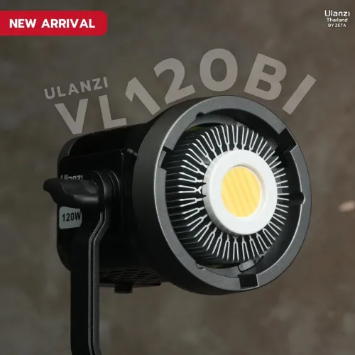 Luz Ulanzi VL120Bi com Fonte Nova Lacrada
