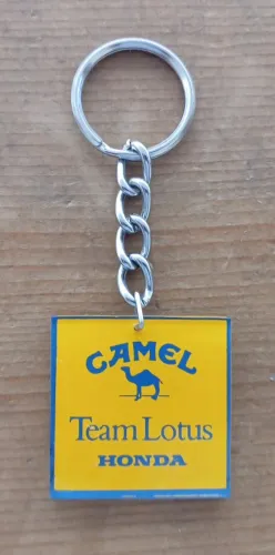 Antigo chaveiro Camel - Team Lotus - Honda - 1987 - 1988 - Fórmula 1 - Ayrton Senna