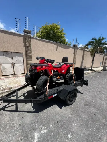 Quadriciclo Shineray 200cc + carrocinha  