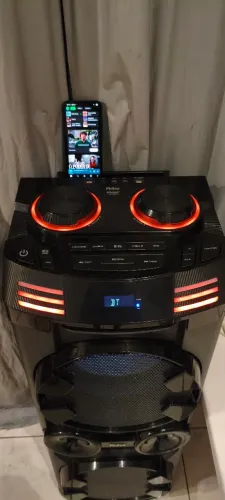 Caixa de som PCX2000 +CELULAR GRÁTIS A15
