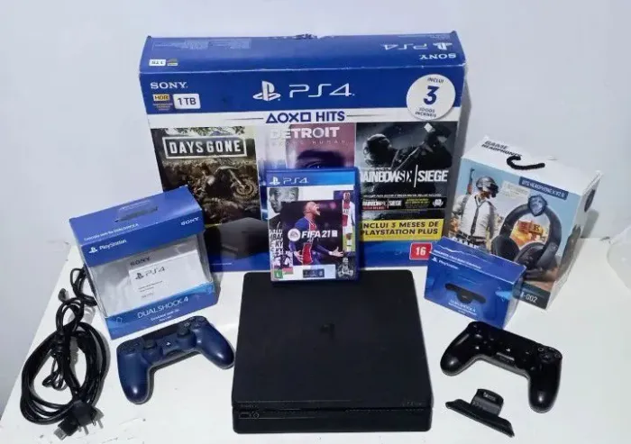 PS4 Slim 1Tb + Nota fiscal(Aceita cartão) Entrega.