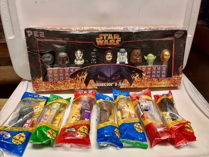 Edição Limitada Star Wars 2005 Pez Dispenser Collectors Set