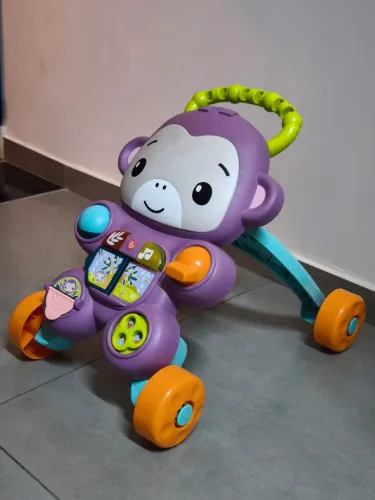 Empurrador para bebê Fisher Price Macaco