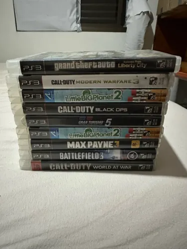9 Jogos ps3 usados 44 reais a unidade