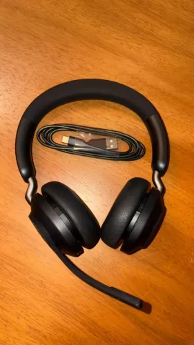 Headset Jabra Evolve2 55 Stereo Bluetooth ANC Preto