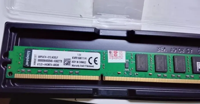 Memória Kingston 4GB DDR3 1600MHz Desktop