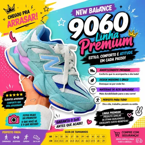 New Balance 9060 conquistou espaço entre celebridades
