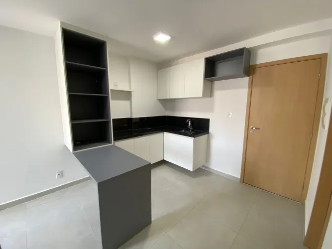 Locação - Studio mobiliado no Centro na Avenida Itamar Franco com área de lazer completa