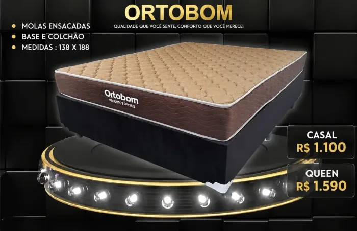 Cama ortobom CAMA+BASE