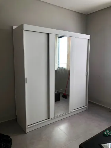 Guarda-roupa Casal 3 Portas De Correr