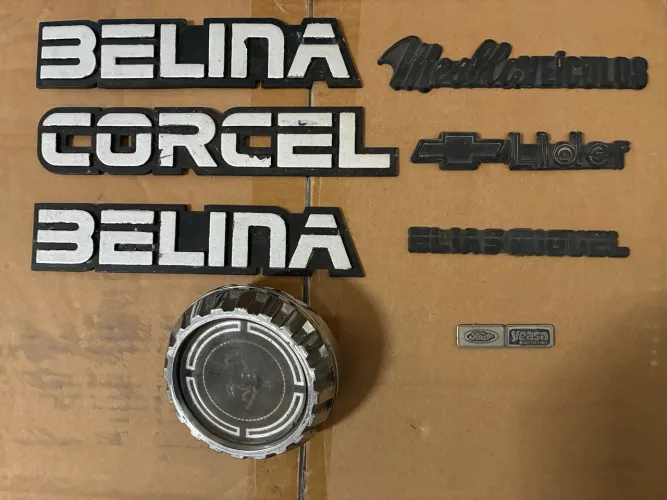 Emblemas Corcel Belina Del Rey Mesbla Veículos Concessionárias Ford antigas