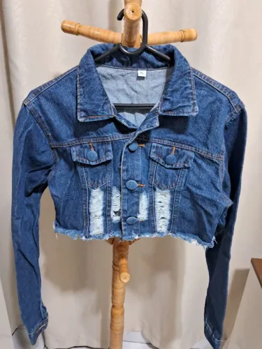 Jaqueta Jeans Infantil Tamanho 12 Feminina Linda e Conservada