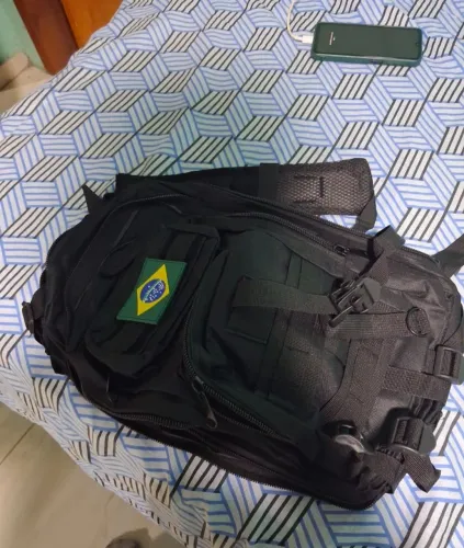 Mochila tática preta