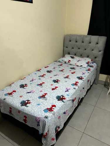 Cama box solteiro + cabeceira