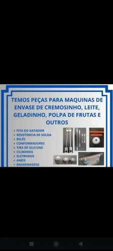 Empacotadora automática cremosinho 