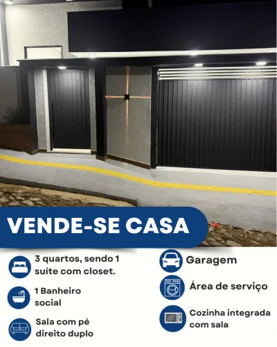 VENDE-SE EXCELENTE CASA NO PARK DOS IPÊS - TRÊS RIOS