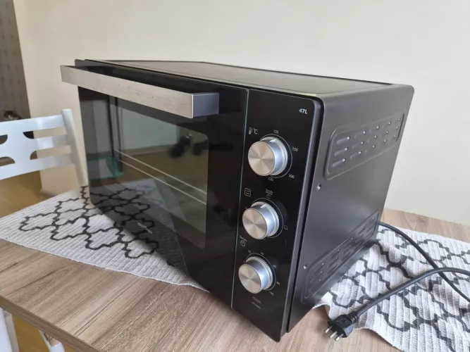 Forno Elétrico de Embutir com Grill Britânia 47L Limpeza Prática Inox BFE47P 127 Volts