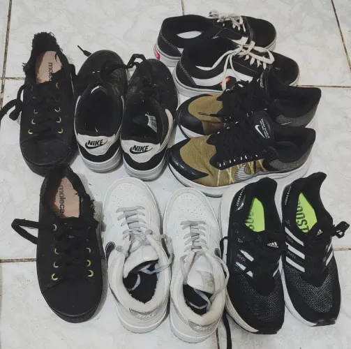 Tênis infantil TAM. 34, Nike, Adidas... Pra todo mundo curtir as festas