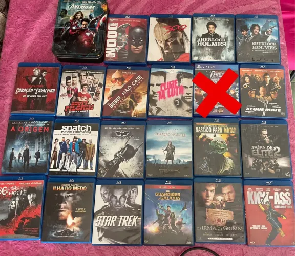 22 filmes em blu-ray 