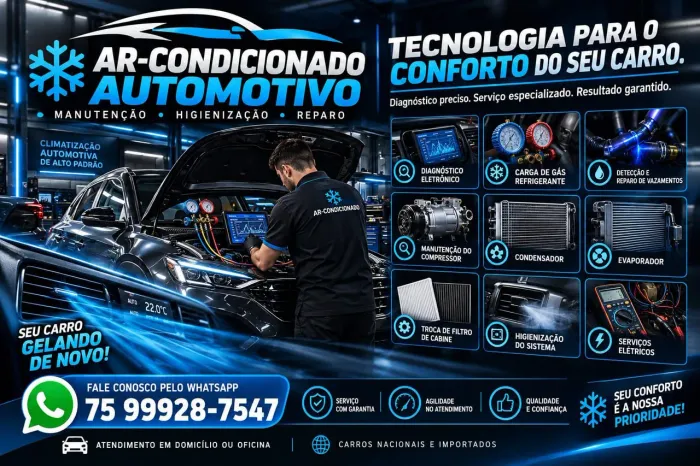 AR-CONDICIONADO AUTOMOTIVO | NÃO ESTÁ GELANDO? NÓS RESOLVEMOS!