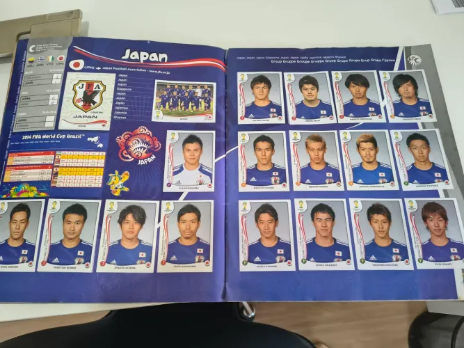 Álbum de figurinhas da copa do mundo no Brasil 