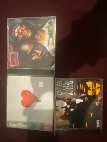 3 CDs Wu-Tang Clan - 36 Chambers / Mobb Deep - The Infamous / Kanye West - 808s Heartbreak