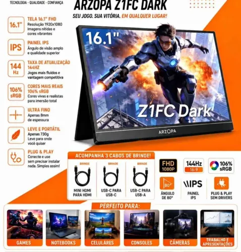 Monitor arzopa 16.1