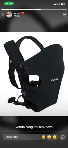 Canguru cosco praticamente novo