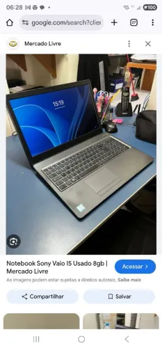 Notebook Gamer Sony i7 8gb ssd256g + hd extra 750gb tela full hd 17 teclado numérica 