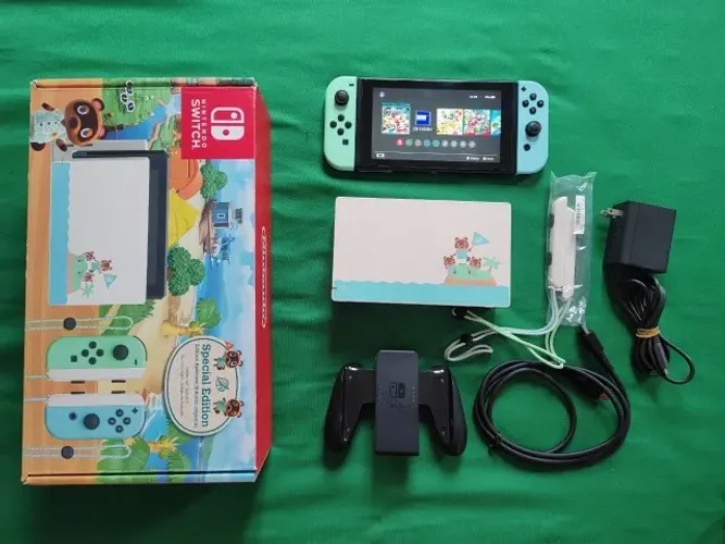 Nintendo switch desbloqueado v2 128gb edição especial prefeito faço envio