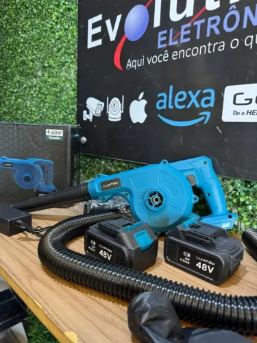 Aspirador e Soprador 48W Recarregável - LUATEK