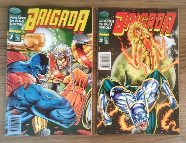 HQ BRIGADA Minissérie Completa 2 Volumes (Image/1996)