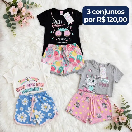 Blusas e Shorts
