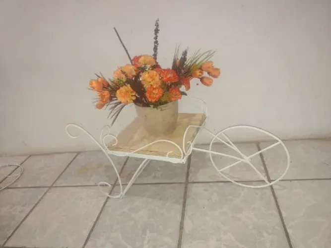 Carrinho de Mão Decoração Jardim