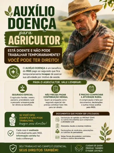 Você é agricultor?