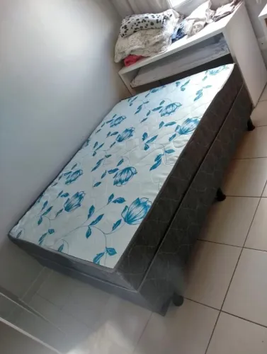 Cama box casal (novo) entrego