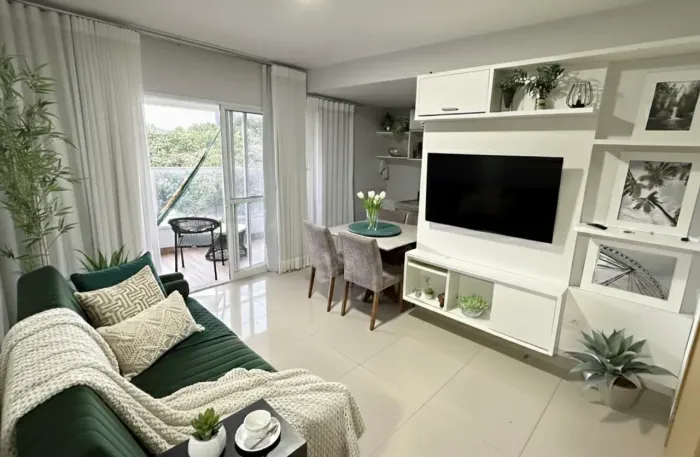 Locação - Apartamento 100% mobiliado ao lado do capim dourado shopping