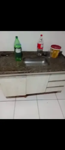 Pia de granito verde Ubatuba com bojo 