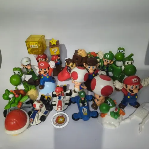 Coleção Super Mario Bros Mc Donald's 20 Itens