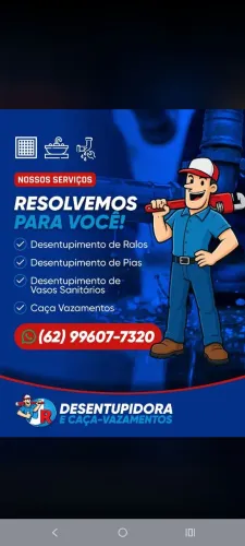 JR desentupidora e caça vazamento