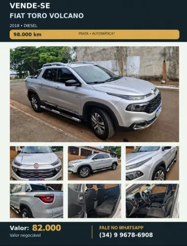 Fiat Toro Volcano 2.0 16V 4X4 TB Diesel Aut. 2018