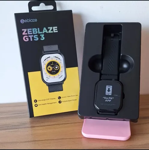 Smartwatch Zeblaze GTS 3 - Preto
