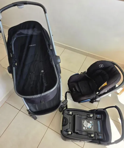Carrinho + Bebê Conforto + Base Maxi-Cosi Anna 2 (Travel System Completo)