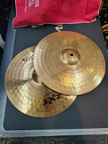 Chimbal zildjian zxt hi hat 14 novo liga b8 super timbre melhor marca do mercado 