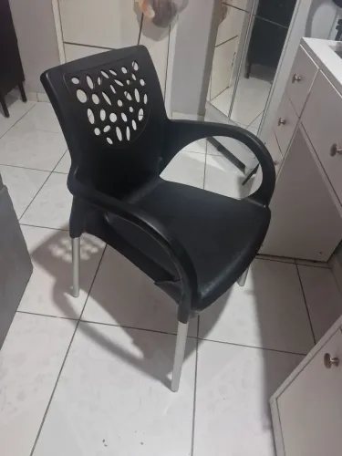 Poltrona Deluxe Preta plástico reforçado