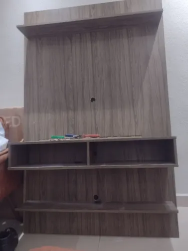 Painel de tv de madeira 