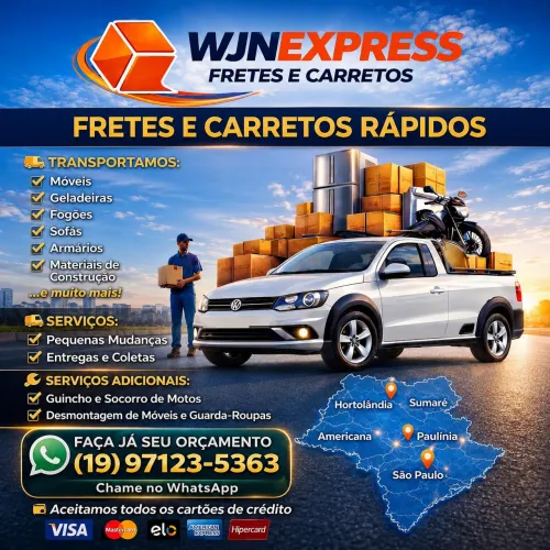 Fretes e Carretos Rapidos a partir 50
